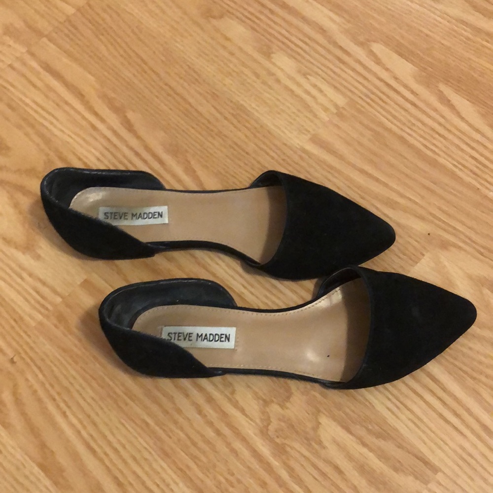 Steve Madden Suede D’Orsay Flats - Picture 3 of 10